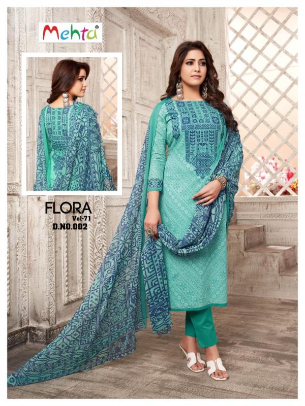 Mehta Flora Vol-71 Cotton Designer Exclusive Dress Material